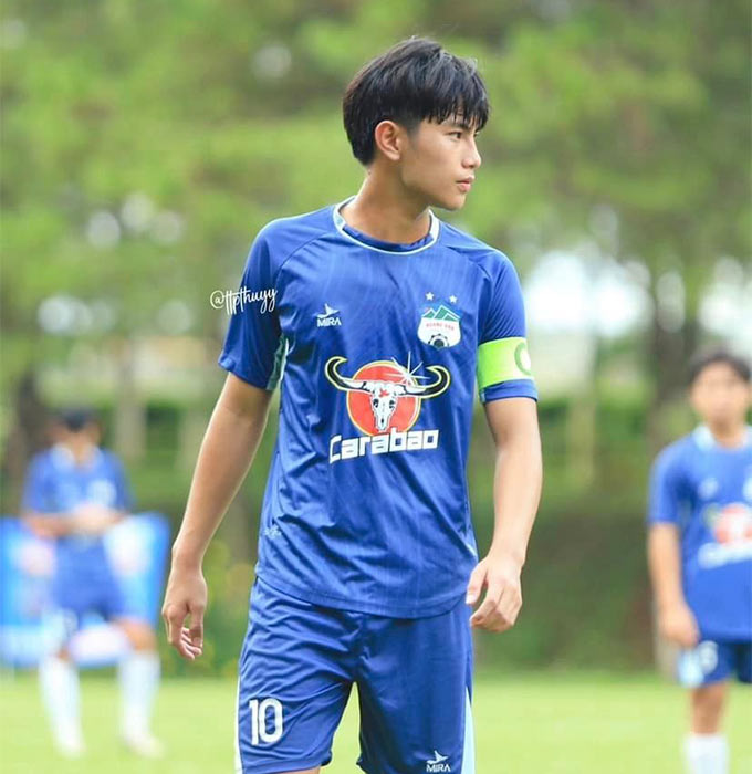 Trần Gia Bảo là đội trưởng U17 HAGL, từng khoác áo U15, U16 và U17 Việt Nam - Ảnh: Tạ Phương Thúy 