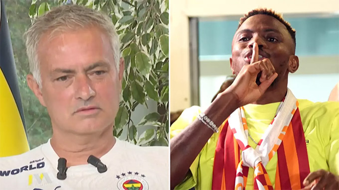 Mourinho cho biết ông có chút vấn đề về cách Osimhen cư xử trên sân