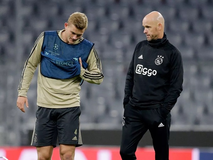 De Ligt và Ten Hag rất hiểu nhau sau quãng thời gian làm việc chung ở Ajax