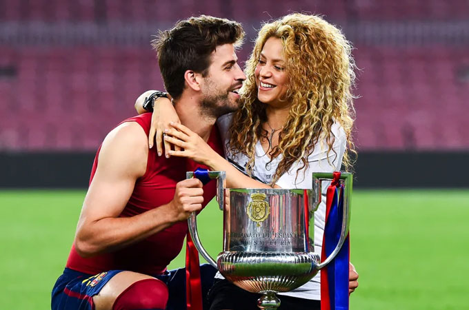  Shakira và Pique từng là cặp đẹp đôi