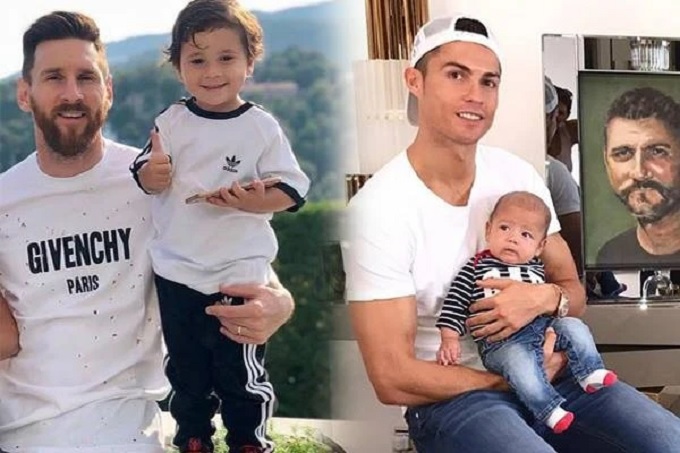 Con trai của cả Messi và Ronaldo chịu áp lực ngay từ bé