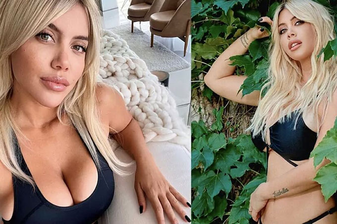 Wanda Nara không ngừng khoe đường cong