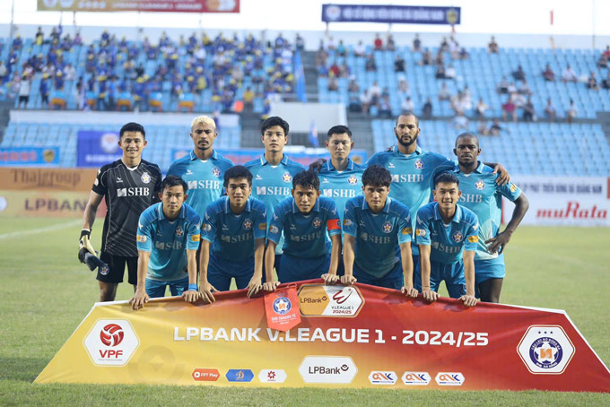 SHB.ĐN đang khởi đầu khá tệ tại LPBank V.League 2024/25. Ảnh: Đức Cường