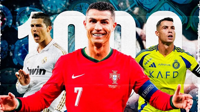 Ronaldo ghi bàn ở mọi bến đỗ