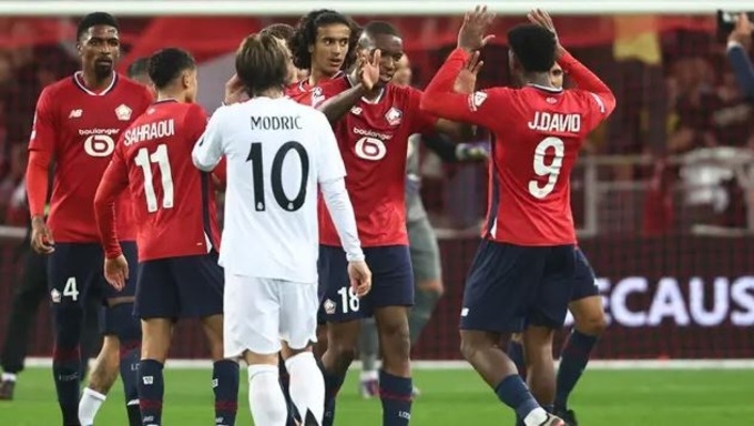 Real Madrid thất bại 0-1 trên sân của Lille