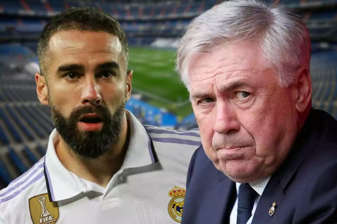 HLV Carlo Ancelotti đau đầu vì Carvajal chấn thương