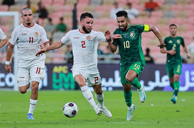 ĐT Indonesia đang có khởi đầu thuận lợi tại vòng loại 3 World Cup 2026 với 2 trận hoà, trước Saudi Arabia và Australia