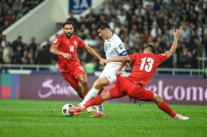 Iran thoát thua trên sân của Uzbekistan ở lượt trận thứ 3 bảng A vòng loại World Cup 2026 