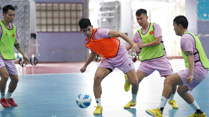 ĐT futsal Việt Nam cần cải thiện khả năng dứt điểm. Ảnh: CTV