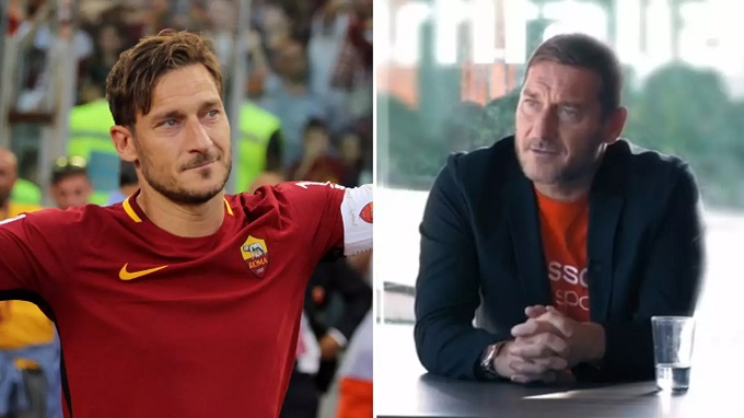 Francesco Totti úp mở khả năng tái xuất Serie A ở tuổi 48