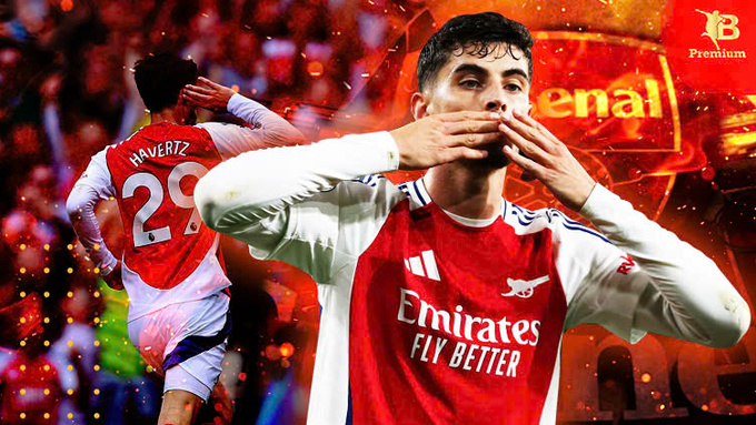 Kai Havertz đang phủ bóng rất lớn lên lối chơi tấn công của Arsenal