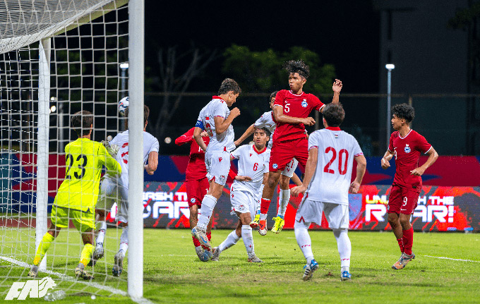 U17 Singapore thắng U17 Guam với tỷ số 14-0