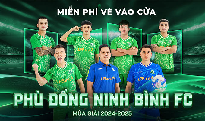 CLB Ninh Bình miễn phí vé vào cửa cho NHM trong toàn bộ các trận đấu trên sân nhà ở mùa giải 2024/25 