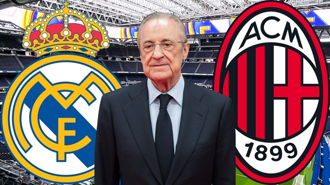 Florentino Perez sẽ không biết giấu mặt vào đâu nếu Real Madrid thua tiếp Milan