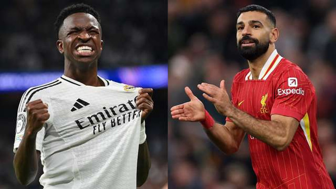 Vinicius có thể thay thế Salah tại Liverpool