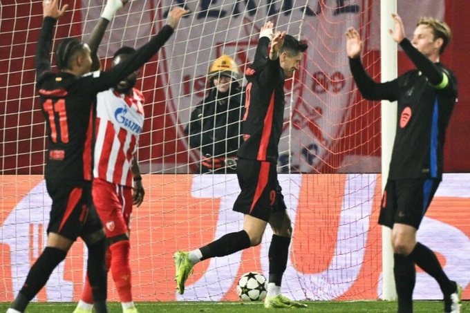 Barca hủy diệt Crvena Zvezda 5-2 