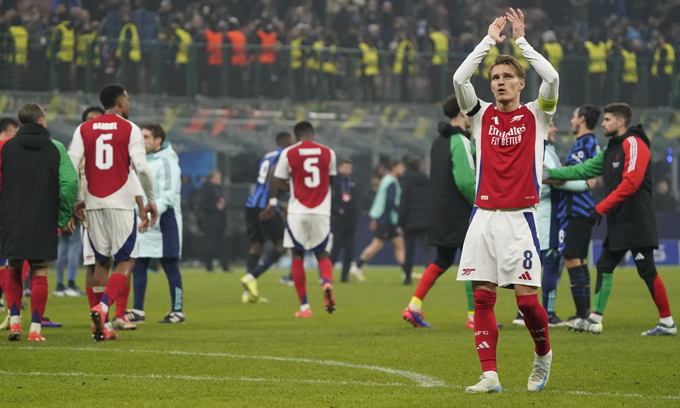 Odegaard đã tái xuất sau quãng thời gian chấn thương