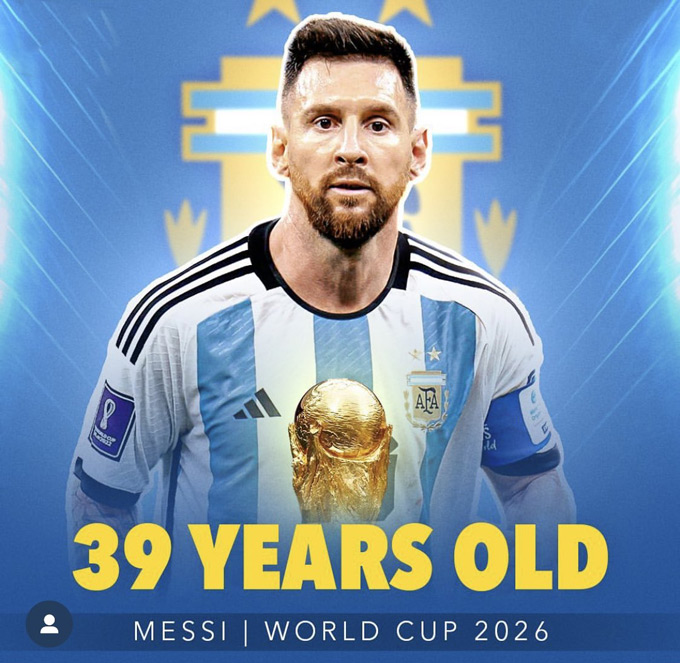 Messi có thể tham dự World Cup 2026 ở tuổi 39