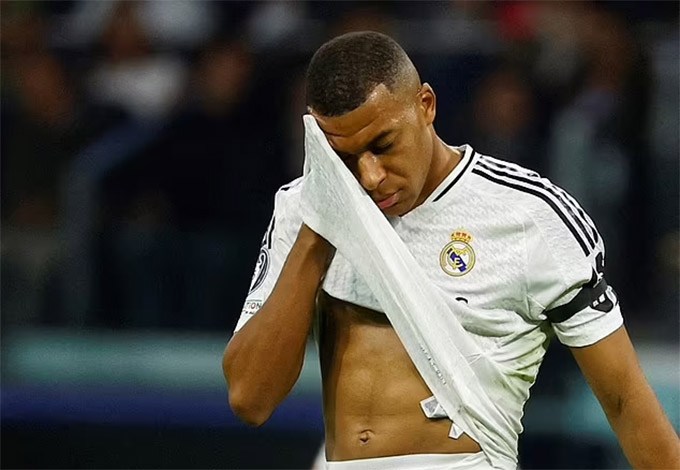 Mbappe vừa có một tuần thi đấu tồi tệ trong màu áo Real