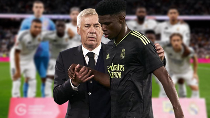 Ancelotti nhiều lần không hài lòng với Tchouameni