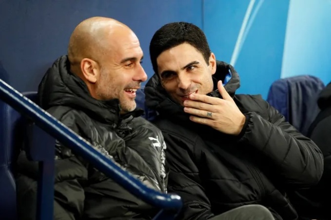 HLV Mikel Arteta của Arsenal từng có hơn 3 năm theo học Pep ở Man City trong vai trò trợ lý