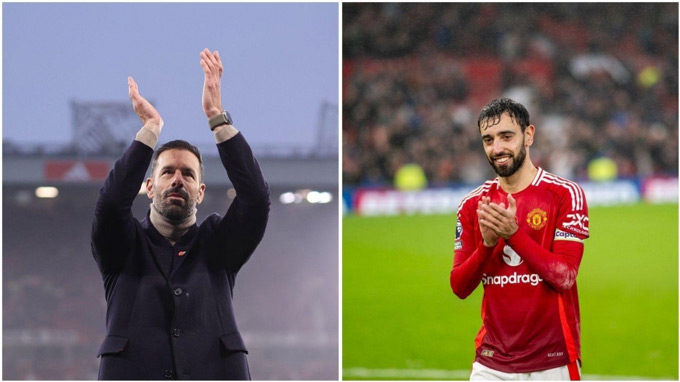 Fernandes hết lời ca ngợi Van Nistelrooy