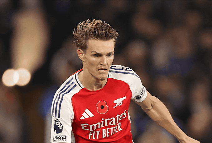 Odegaard ở lại Arsenal ở đợt FIFA Days lần này