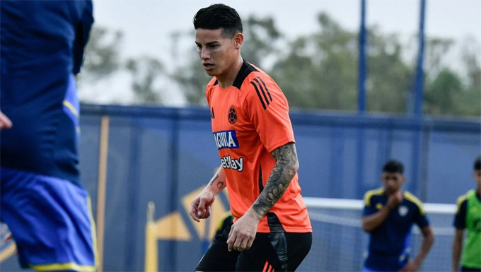 James Rodriguez không cạnh tranh được vị trí chính thức