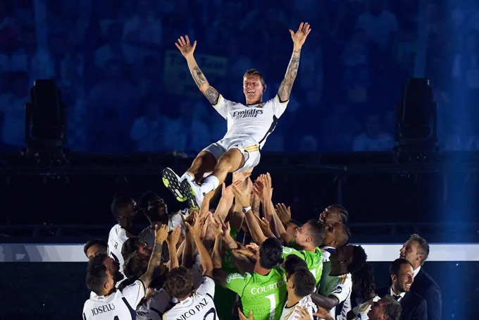 Kroos chia tay Real sau trận chung kết Champions League 2023/24