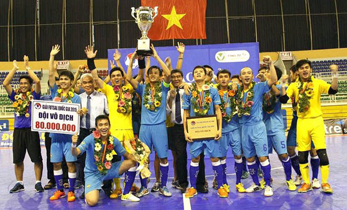 CLB futsal của Khánh Hoà từng vô địch QG năm 2015