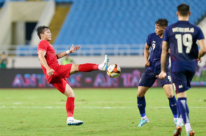 Đội trưởng Quế Ngọc Hải bất ngờ bị gạch tên khỏi ĐT Việt Nam chuẩn bị cho AFF Cup 2024 - Ảnh: Minh Tuấn 