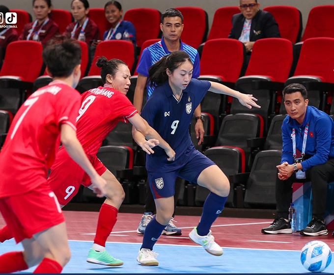 ĐT futsal nữ Việt Nam thắng thuyết phục trước Thái Lan 