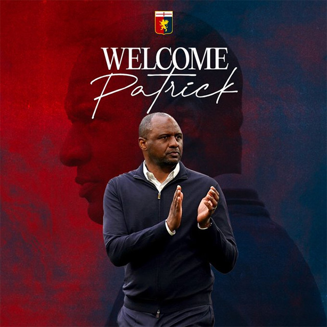 HLV Vieira đã trở thành thuyền trưởng mới cua Genoa