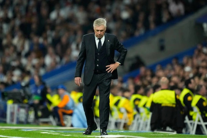 HLV Ancelotti đang phải chịu nhiều sức ép