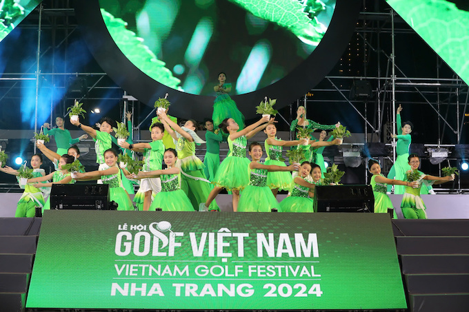 Khai mạc lễ hội golf Việt Nam 2024 - Ảnh: SGGP