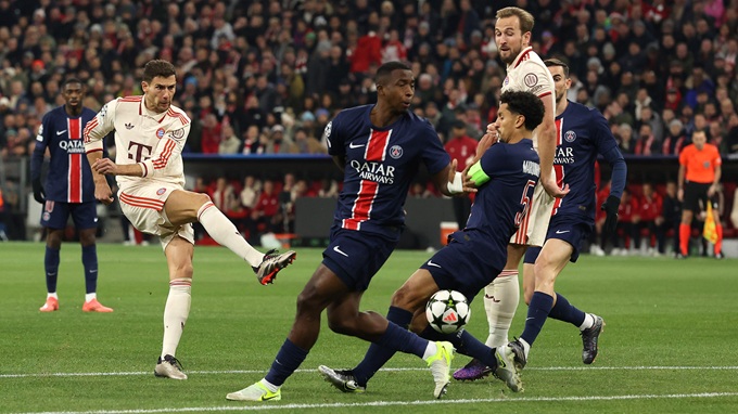 Trận thua Bayern (0-1) đẩy PSG xuống vị trí thứ 25 trên BXH