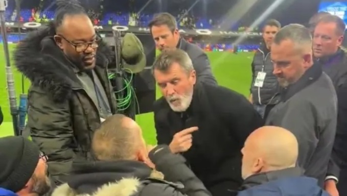 Keane xô xát với CĐV của Ipswich