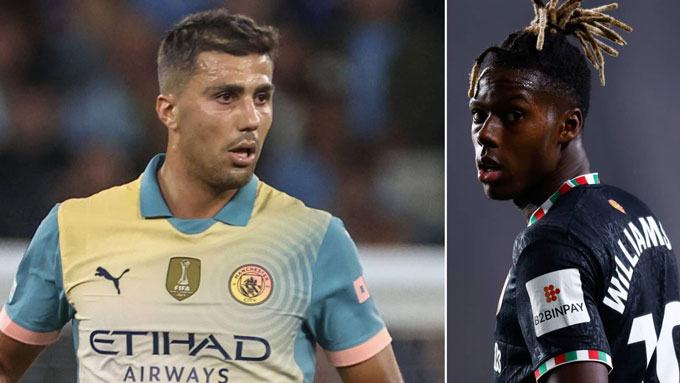 Rodri khuyên BLĐ Man City chiêu mộ Williams