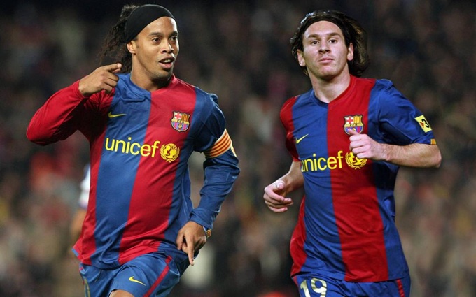 Messi chịu ảnh hưởng không nhỏ từ người đàn anh Ronaldinho