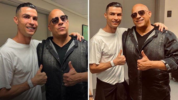 Ronaldo và Vin Diesel vừa có cuộc gặp gỡ tại Saudi Arabia