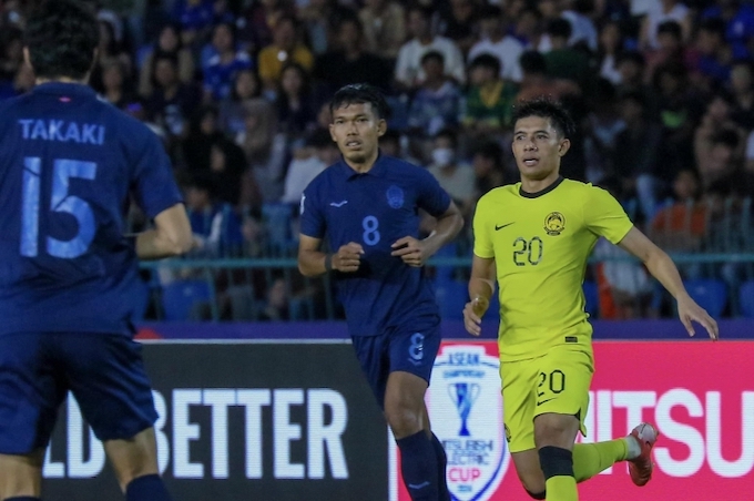 Campuchia gây bất ngờ khi cầm hoà Malaysia 2-2 ở trận ra quân AFF Cup 2024