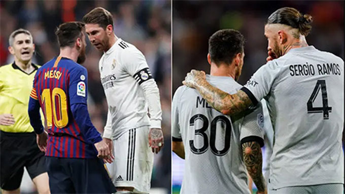 Messi rất khó chịu với Ramos