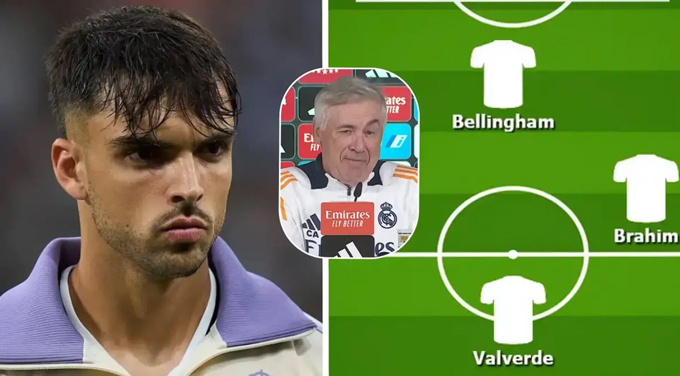 HLV Ancelotti gây bất ngờ khi cất Asencio trên ghế dự bị