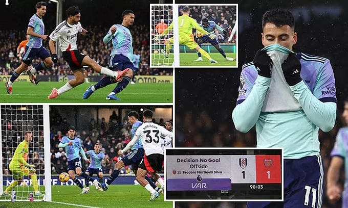 Arsenal vừa bị Fulham cầm hòa 1-1 và lỡ cơ hội gây áp lực với đội đầu bảng Liverpool