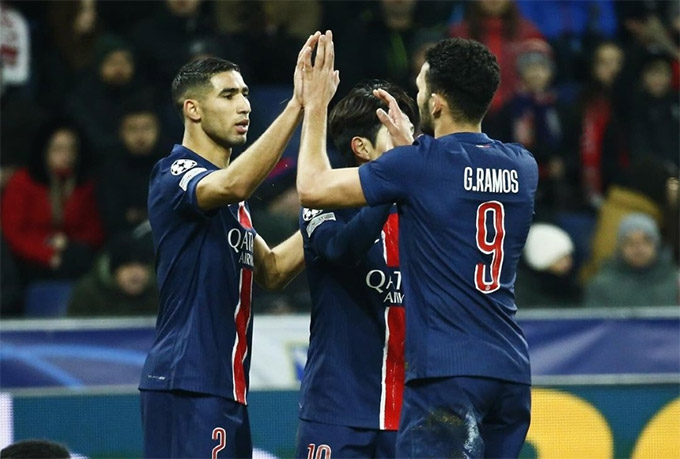 Hakimi trở thành hậu vệ kiến tạo nhiều nhất PSG, bằng Maxwell