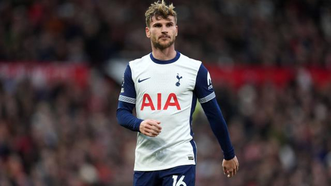 Werner thi đấu kém cỏi ở trận đấu giữa Rangers vs Tottenham