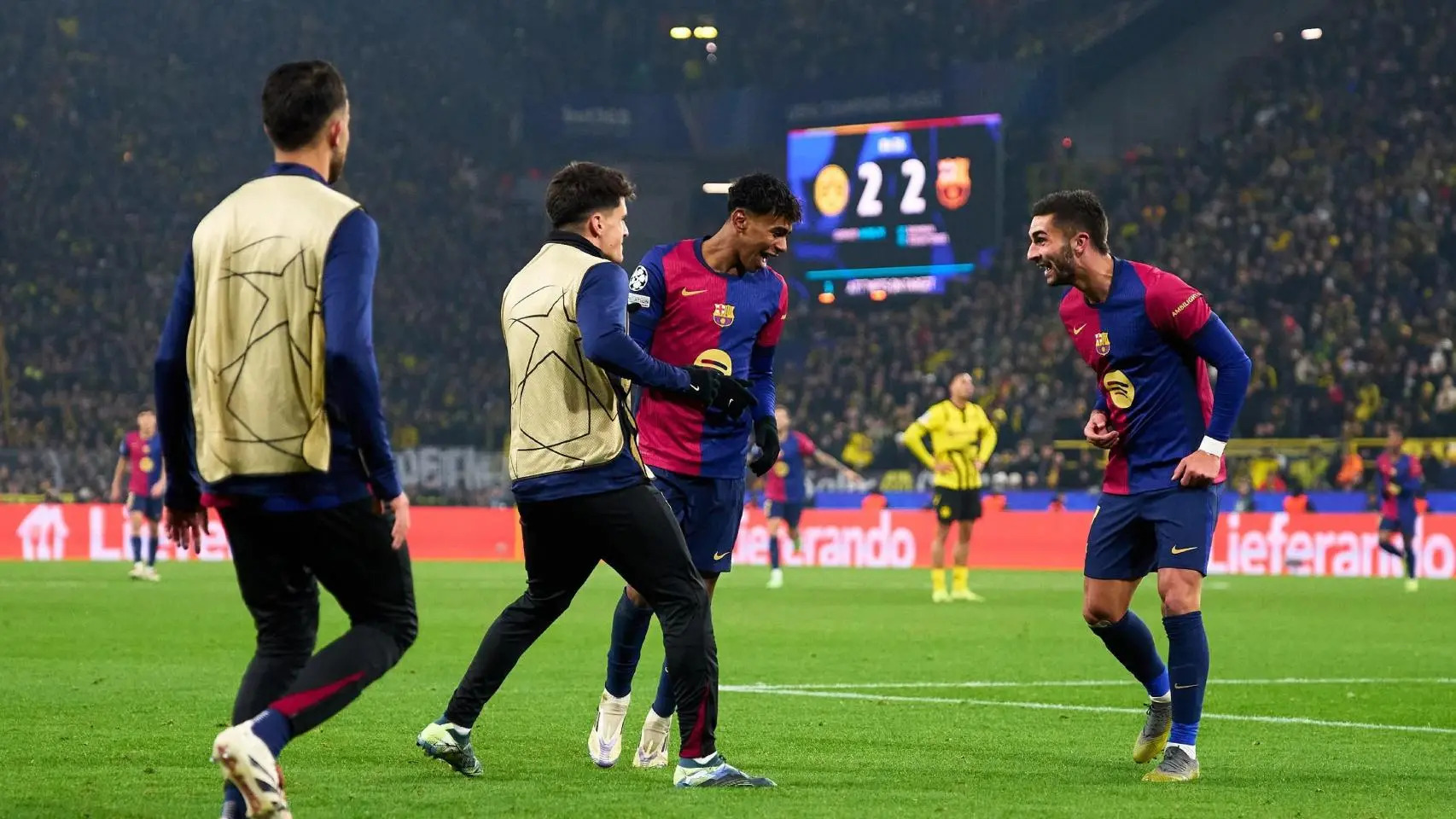 Barca có 15 điểm sau 6 trận ở Champions League