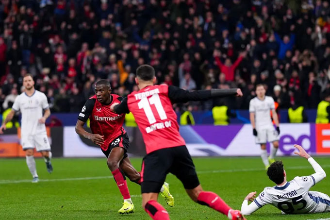 Leverkusen có chiến thắng quan trọng trước Inter để tiến gần tới vé vào vòng 1/8 Champions League