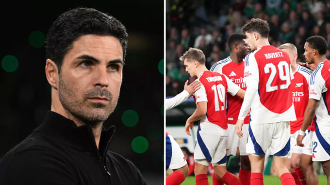 Arteta vẫn tự tin vào đội hình hiện tại của Arsenal