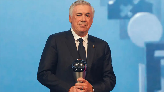 HLV Ancelotti đã có 15 chức vô địch cùng Real Madrid